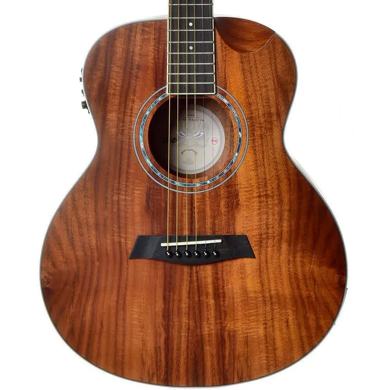 Violão Eletro-acústico Seizi Nagoya Mini Koa Com Bag