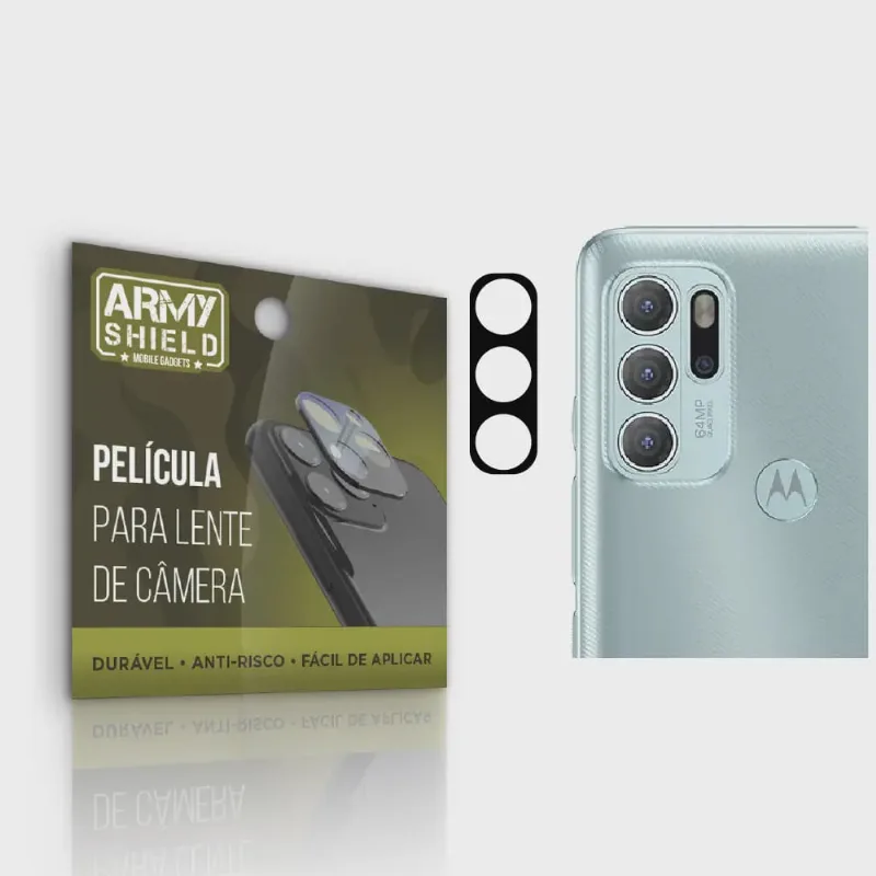 Película de Câmera Moto G60S Anti Risco - Armyshield