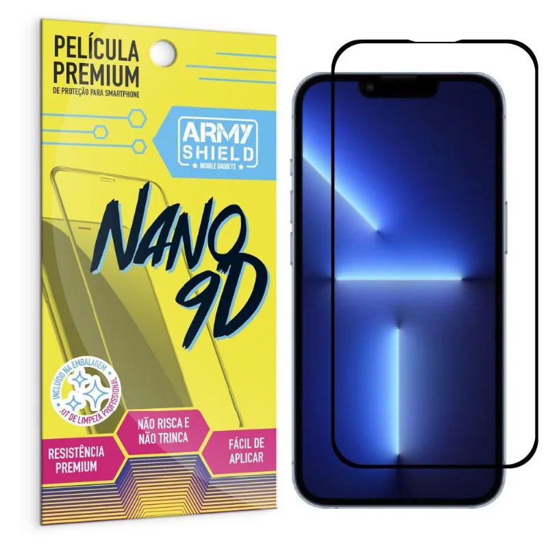 Película iPhone 13 Pro Max 6.7 Premium Nano 9D - Armyshield