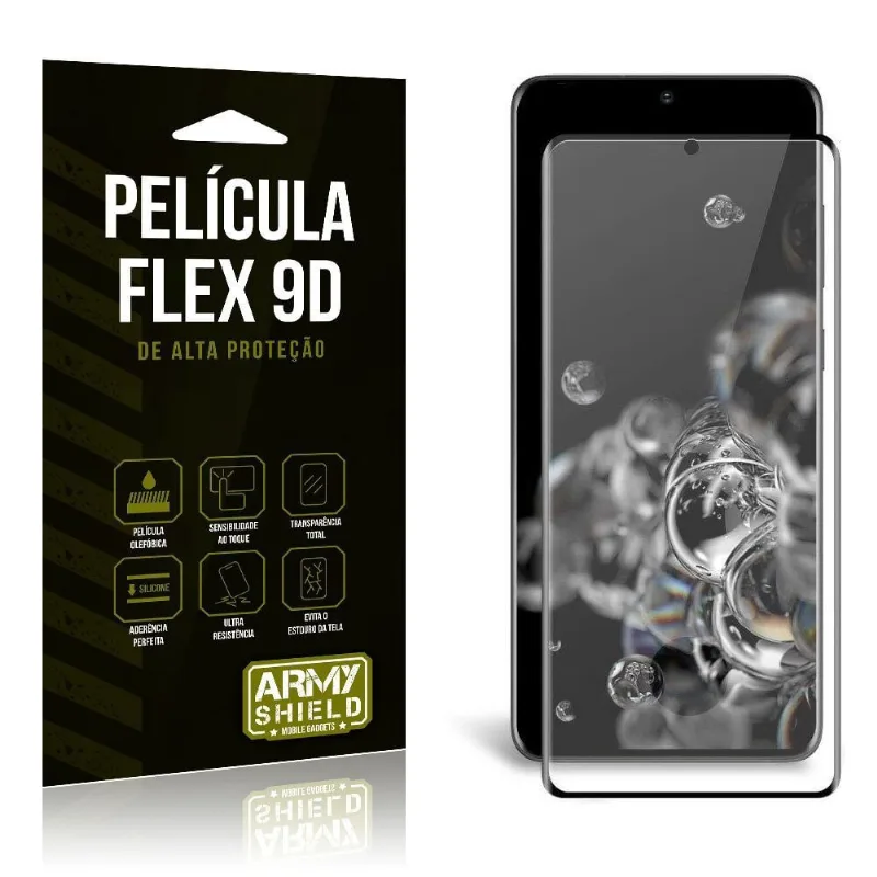 Película Flex 9D Cobre a Tela Toda Blindada Galaxy S20 Ultra - Armyshield