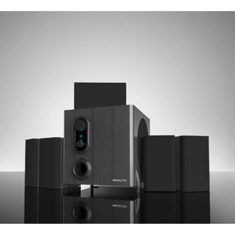 Home Theater 5.1 com Entrada Auxiliar NavCity NS-5200