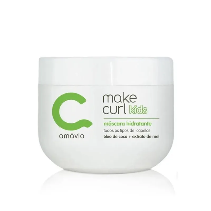 Máscara Make Curl Kids Amavia Hidratação Cabelo Hair Criança