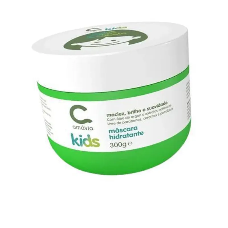 Amavia Kids Mascara Hidratante Todos Tipos De Cabelos 300G