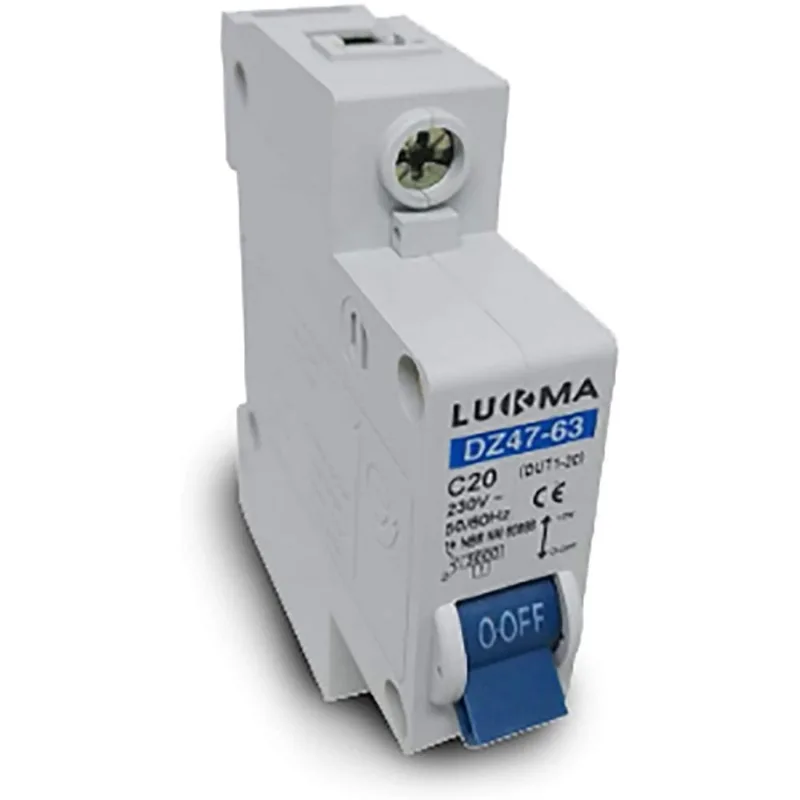 Disjuntor 40 Amperes Unipolar 40a 1 Polo Curva C Lukma