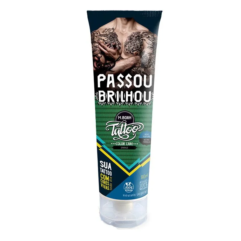 Hidratante para Tatuagem M.Boah Tattoo Color Care Masculino 80ml
