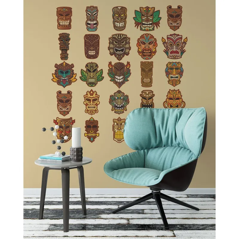 Adesivo de Parede Decorativo em Recorte Mascaras Havaianas