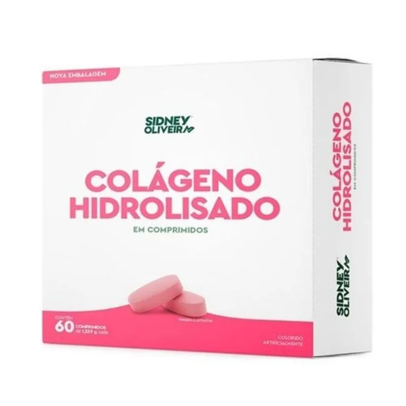 Colágeno Hidrolisado 60 Comprimidos Sidney Oliveira