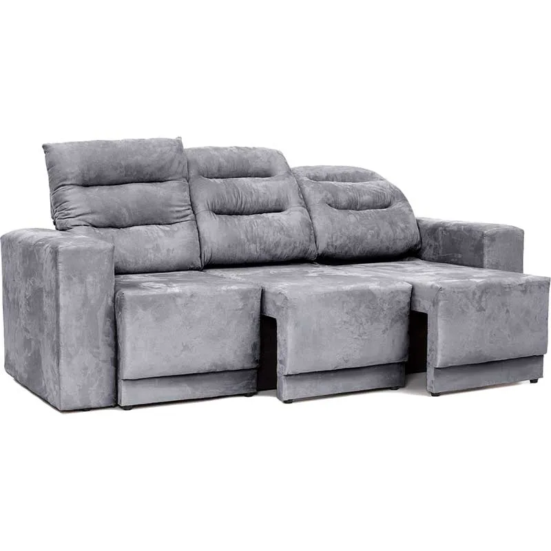 Sofá Infinity 3 Lugares Legacy Sofas Grafite