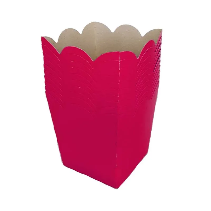 Cachepô Papel Cartão Mini Pink 7cm c/10 - NC Toys