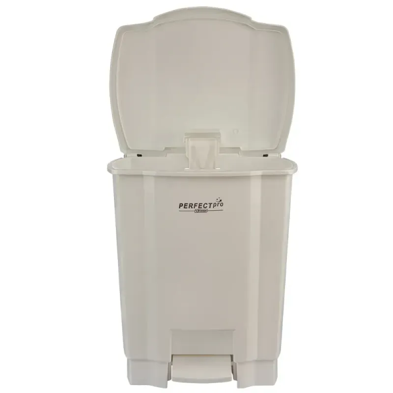 Lixeira Resistente e Balanceada Branca 35L Perfect