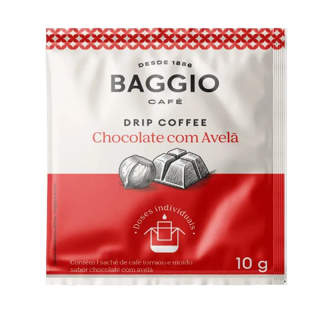BAGGIO DRIP COFFEE CHOCOLATE E AVELÃ - Manaia Presentes