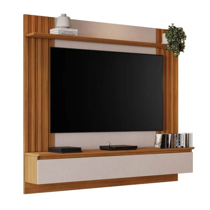 Painel Para Tv Até 65 Freijó-off White Notável Móveis Freijó-off White