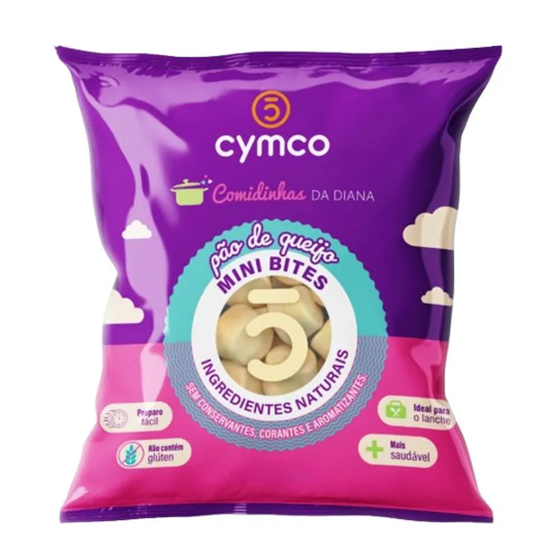 Pão de Queijo CYMCO Mini Bites Sem Glúten Congelado 300g