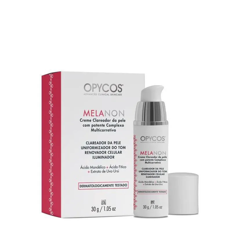 Creme Clareador Melanon 30g Antimanchas Rosto e Região Íntima Unissex Melanon Clareador De Manchas Faciais E Regiões Íntimas/30G
