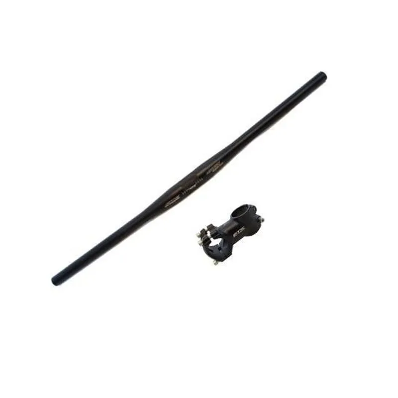 Kit Guidão Gts Reto 700mm Aerought Com Mesa Dh 60 Mega Preto