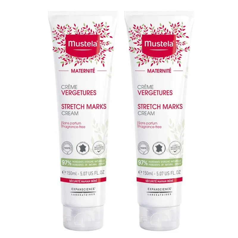 Mustela Maternité Kit - 2x Cremes Prevenção de Estrias Sem Fragrância Kit