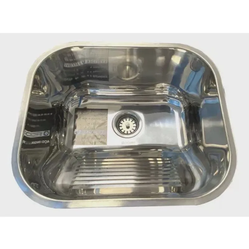 Tanque Mini Inox 40x34x19 Inox Lavanderia Moderna Otimizada