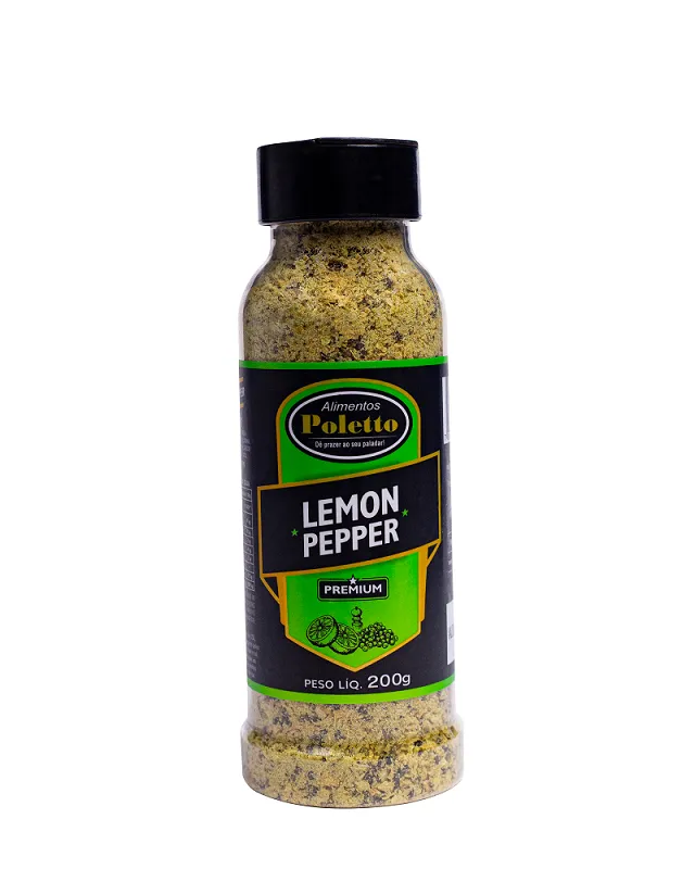 Lemon Pepper Poletto 200g - POLETTO ALIMENTOS