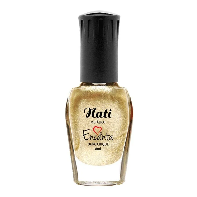Esmalte Nati Me Encanta Ouro Chique