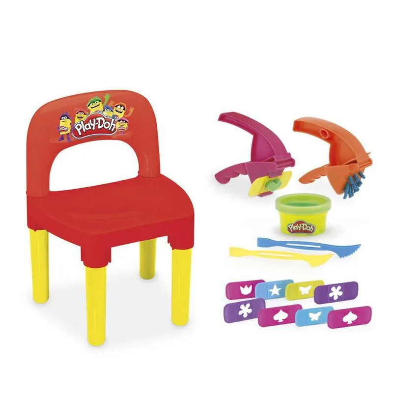 Cadeirinha Playdoh Com Acessorios E Massinha Sortida