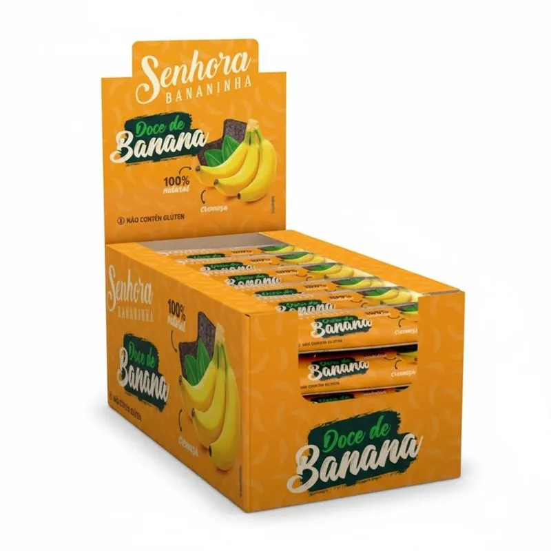 Bananinha Cremosa Tradicional Display 24x30g Senhora 720g
