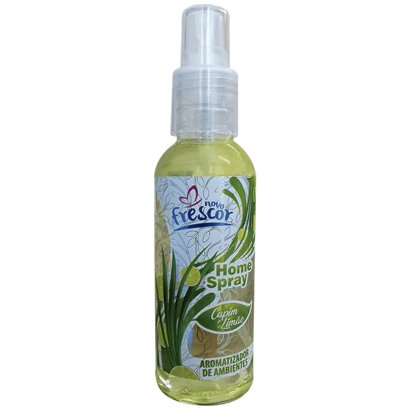 Aromatizador De Ambientes Home Spray 120ml Novo Frescor Para Casa Escritório Tecidos