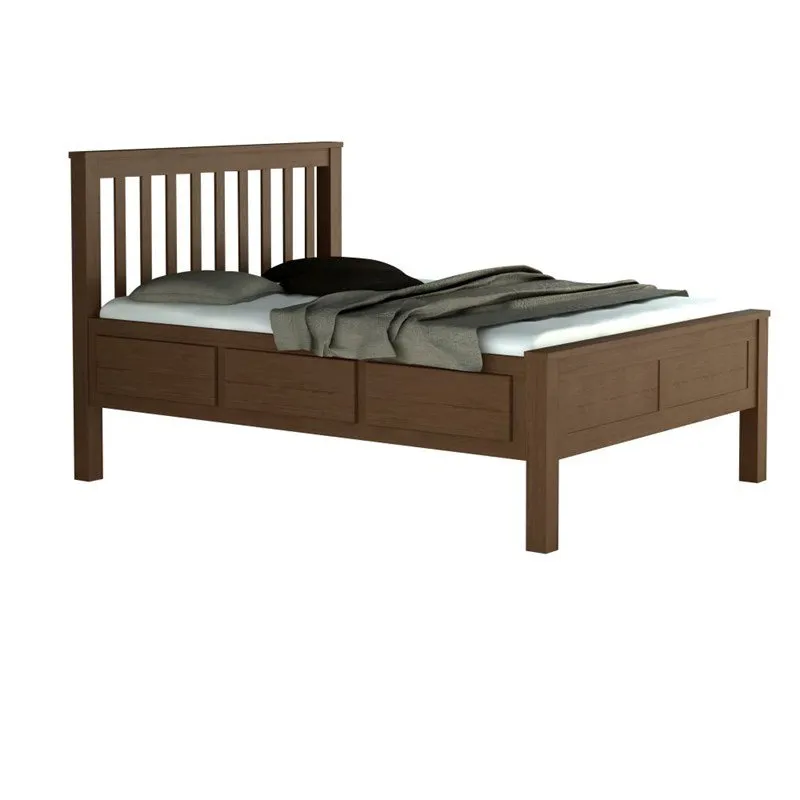 Cama Casal 6 Gavetas Pinus Castanho - Saraiva