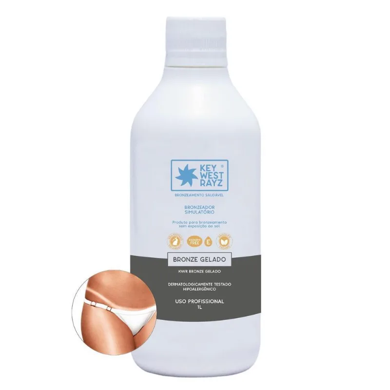 Solução Bronzeadora Por Vaporização Bronze Gelado Kwr 1l