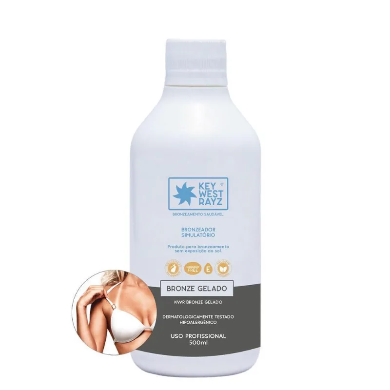 Solução Bronzeadora Por Vaporização Bronze Gelado Kwr 500ml