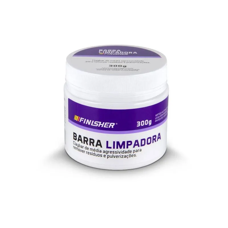 Barra Limpadora Clay Bar 300g - Finisher