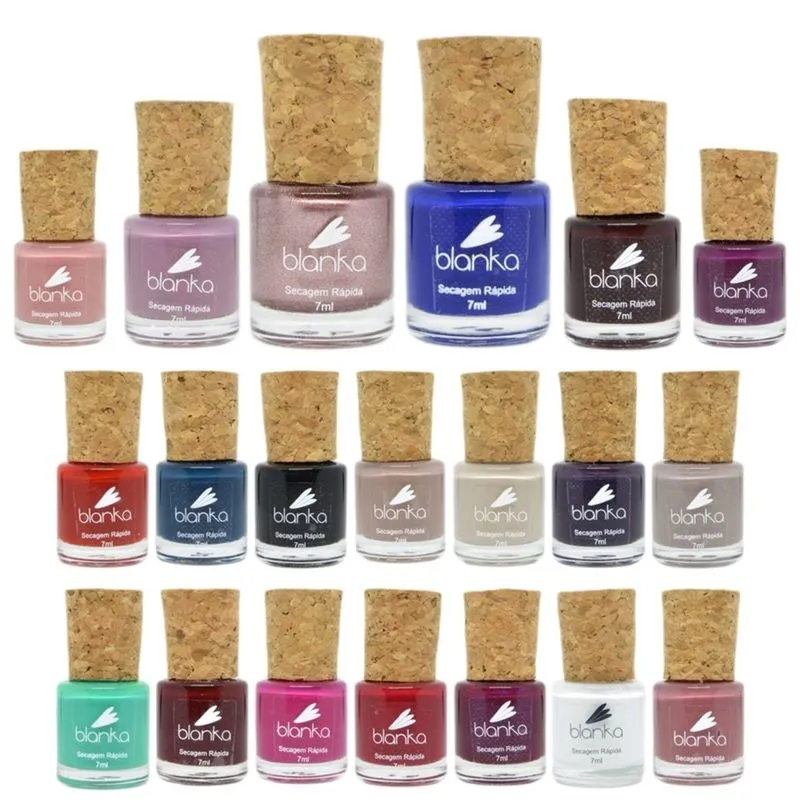 Coleção Completa Esmalte Blanka 20 Cores