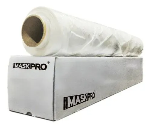 Filme Plástico Premium para Mascaramento Automotivo 4mx80m MaskPro