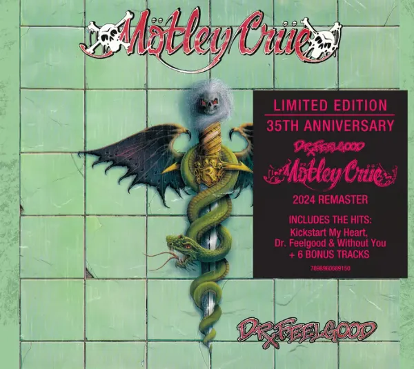 CD Mötley Crüe Dr. Feelgood Limited Edition 35th Anniversary