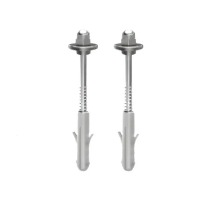 Parafuso Para Vaso Inox Bucha 10 Fixação Segura Kit Com Acessórios Pádova