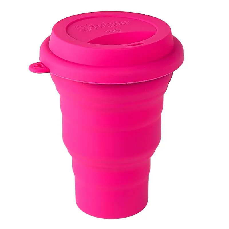 Copo de Silicone Retrátil Violeta Cup – Copo de Silicone 1un