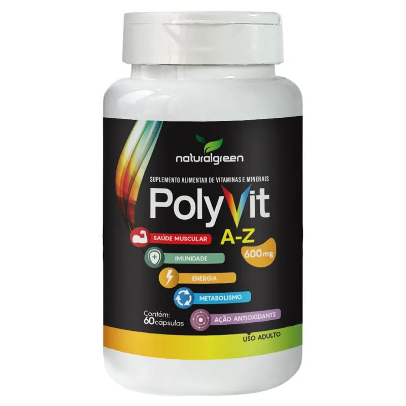 Suplemento Polivitaminico Multivitamínico Polyvit az 60 Caps