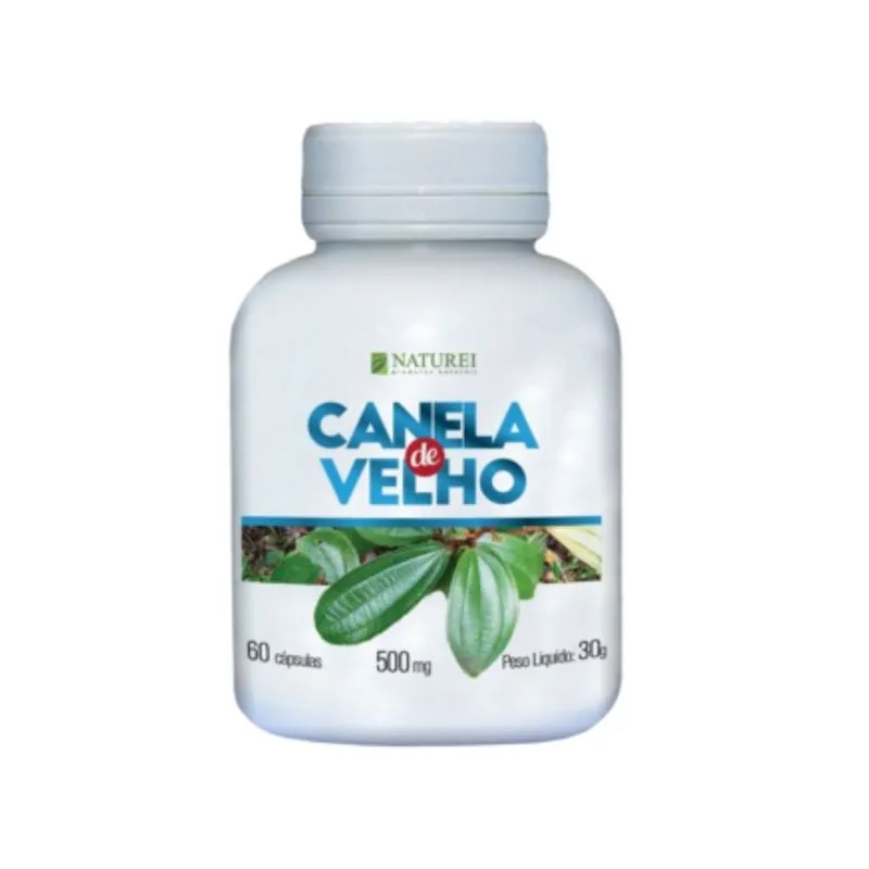 Canela de velho com 60 capsulas de 500mg Natural Green