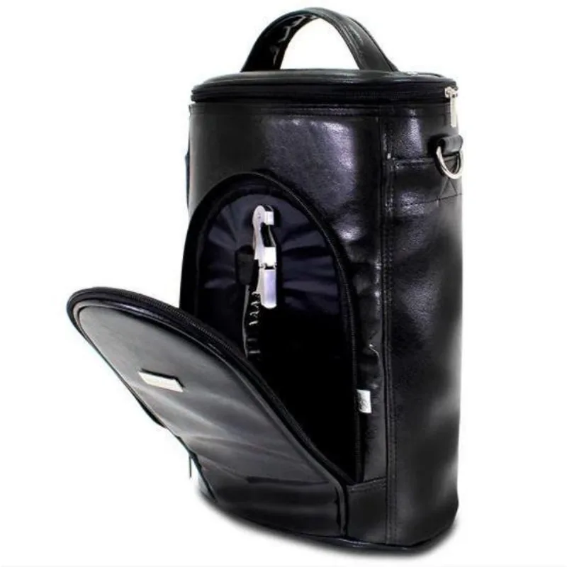 Bolsa Para Vinho Térmica - Wine Deluxe Preto Para 2 Garrafas