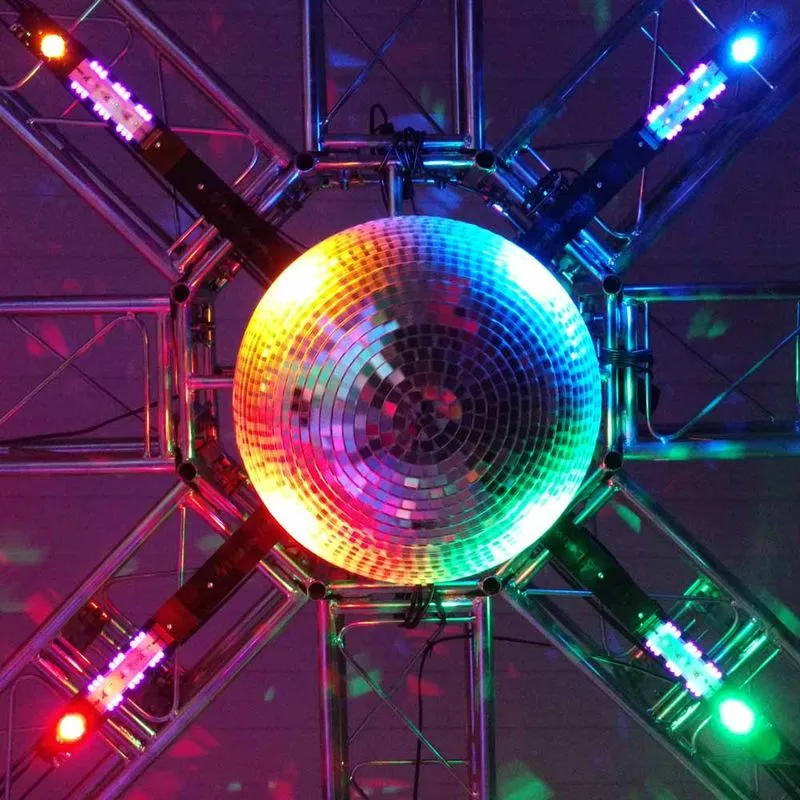 Kit Iluminação Dj 5x1 Globo Espelhado Canhão Led Jogo De Luz