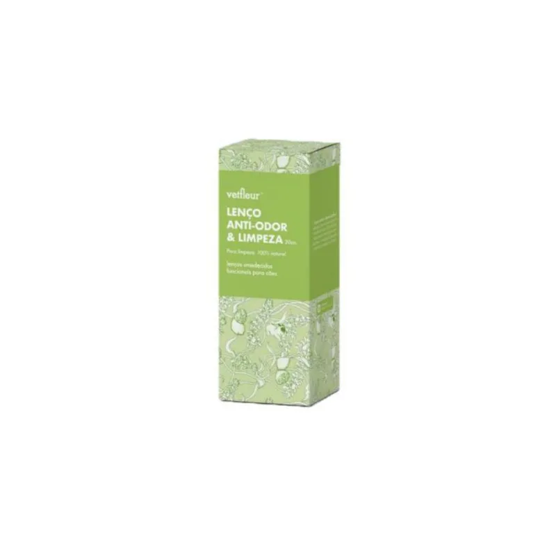 Lenço Anti-odor E Limpeza 20un Vetfleur Aromaterapia