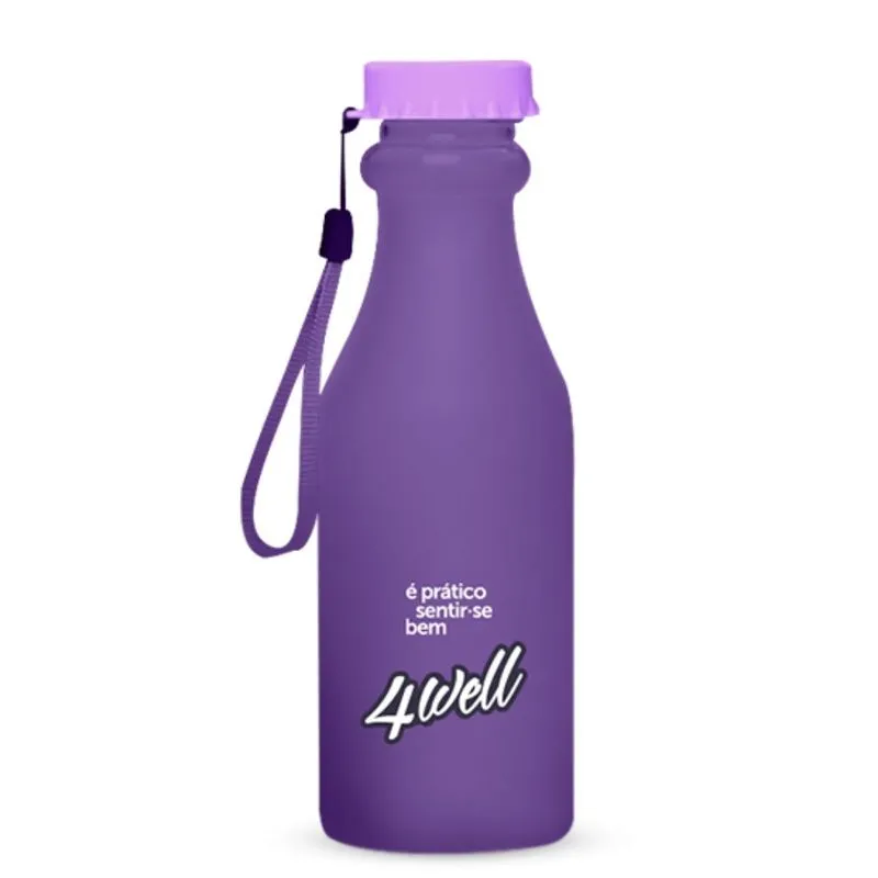 Garrafa Squeeze Plástica de Policarbonato - 4well - 500ml - BPA Free