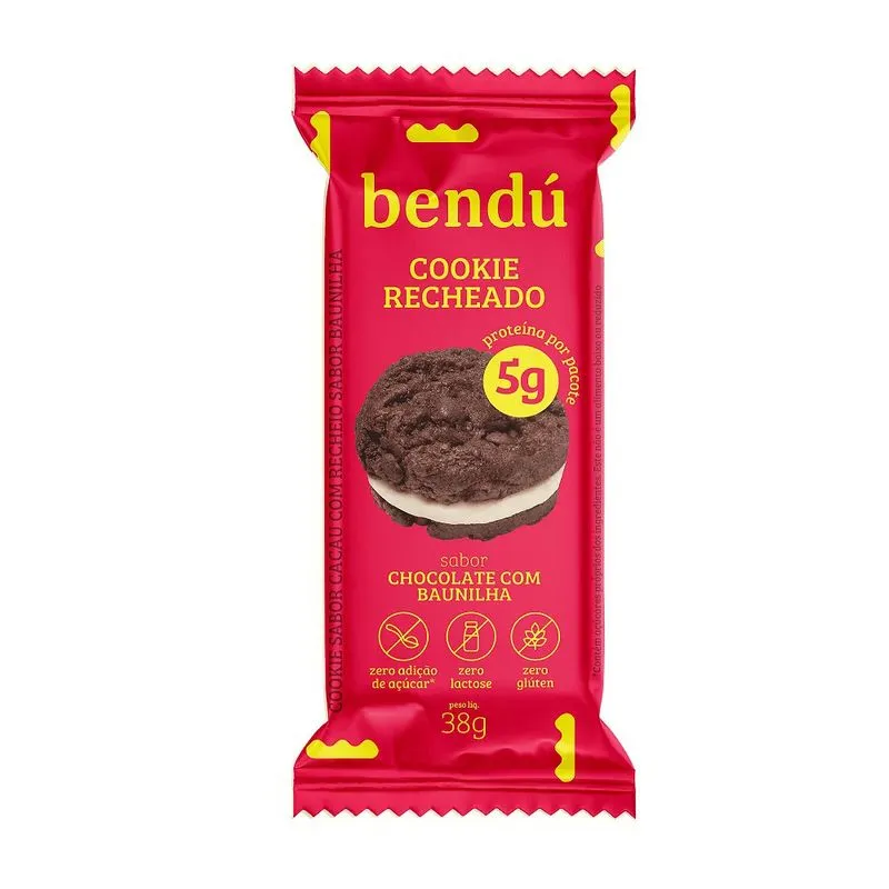 Cookies BENDU Chocolate com Baunilha 38g