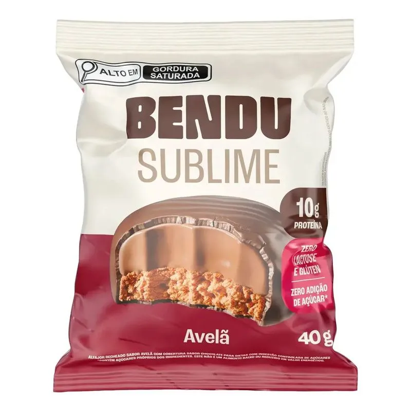 Sublime 40g Sabor Avelã - Bendu