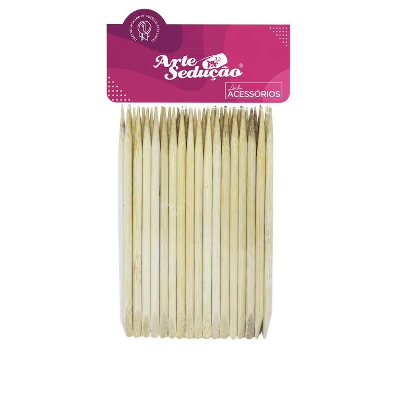 Palito Bambu Arte Sedução 14cm - 50 Unidades
