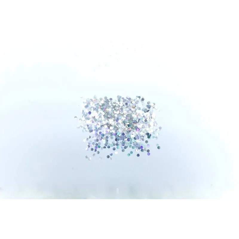 Glitter PVC Glitter Silver Nacarado P. 3MM