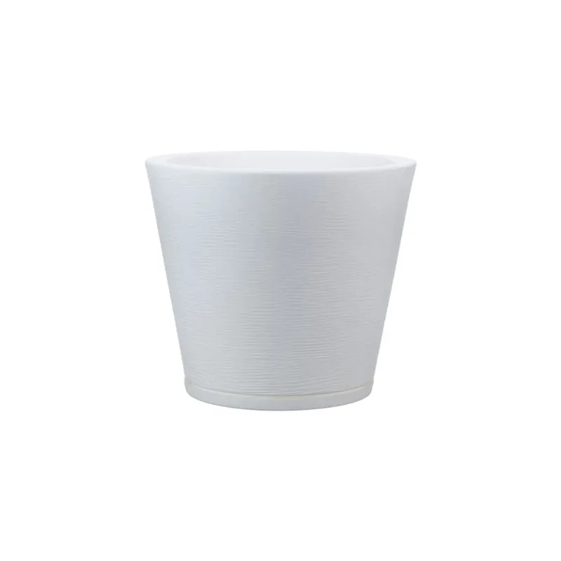 Maceta Genebra Graphito 34x35 Blanco Floridis