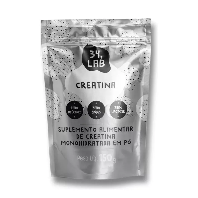 Creatina Monohidratada 150g - 34 Lab