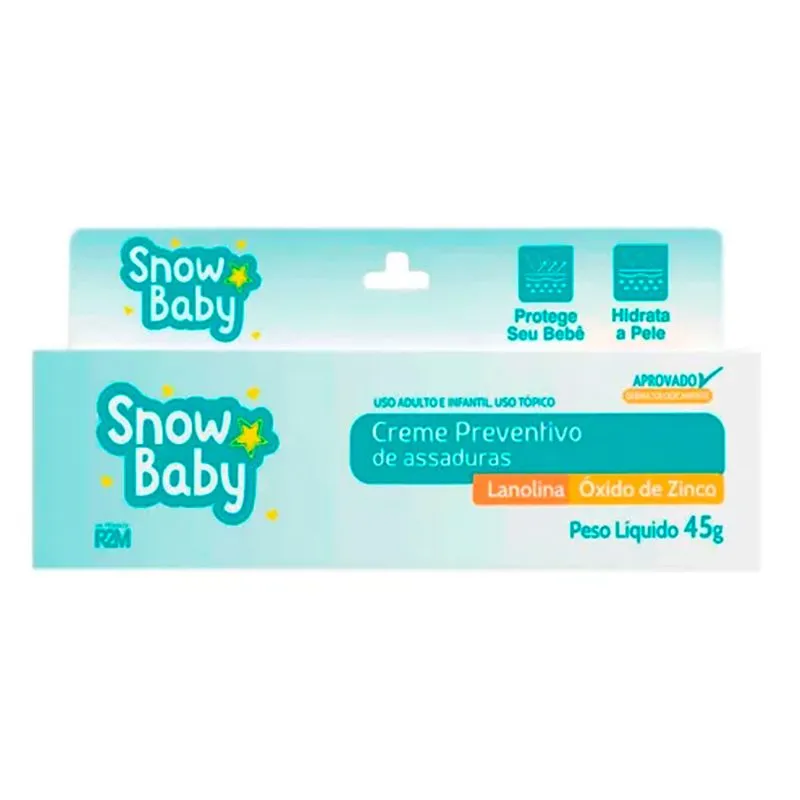 Pomada Contra Assaduras Snow Baby 45g
