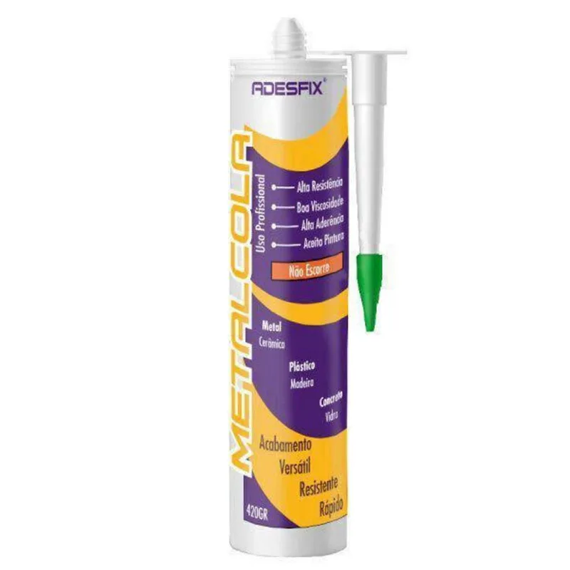 Pu Selante Metalcola Cartucho 420Gr Adesfix Cor Branco