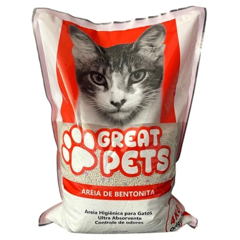 Great pets bentonita premium sem cheiro 4KG